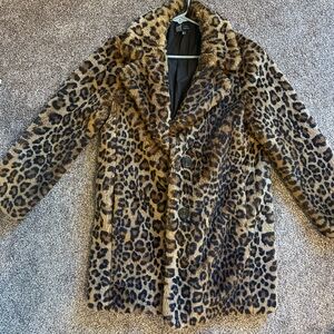Zara Brown Leopard Print Jacket